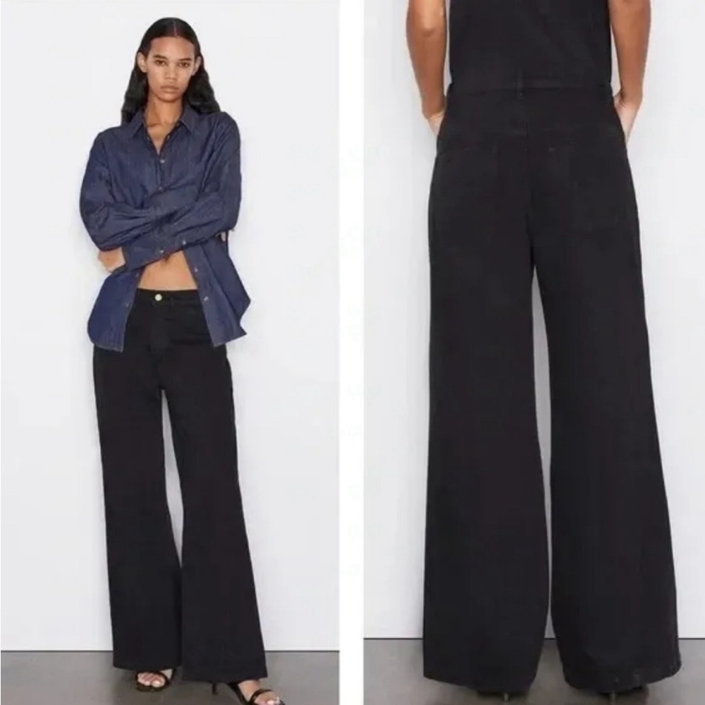 FRAME DENIM - LE BAGGY PALAZZO - SIZE 28